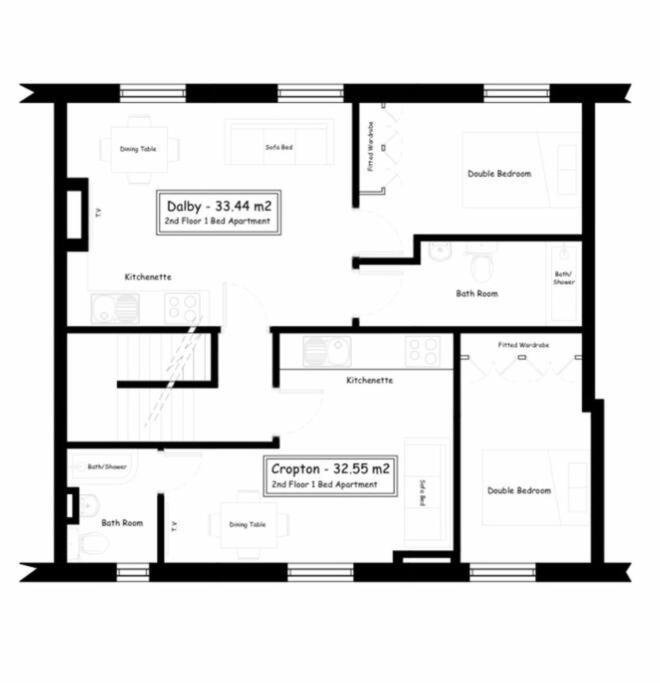 Lettered Board Apartments 1, 2 & 3 Pickering Exterior photo
